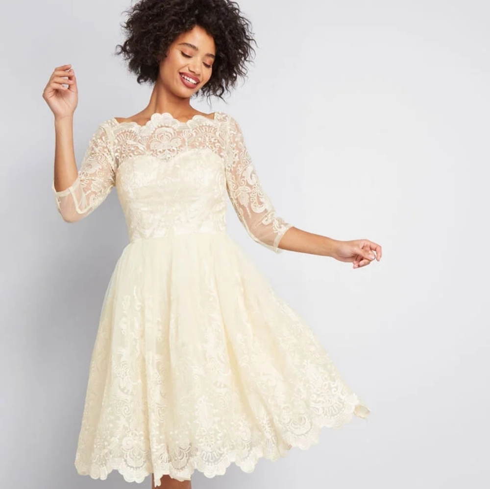 ModCloth Gildan Grace Lace Dress